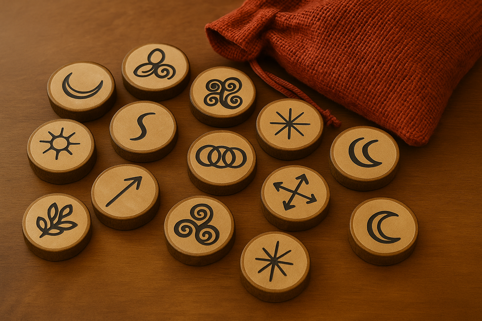 3_2_Wooden Rune Tokens
